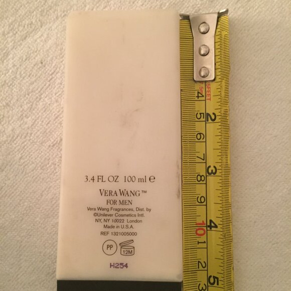 VERA WANG FOR MEN 100 ml/ 3.4 oz After Shave Balm Partial 75% Full Lotion - Picture 7 of 9